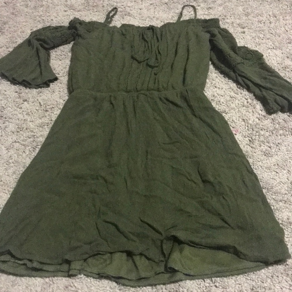 Green Flowing Dress